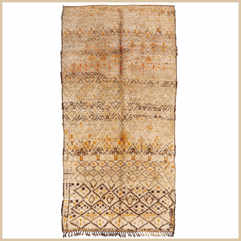 Tapis Beni Ouarain EE530 – 362 x 166 cm