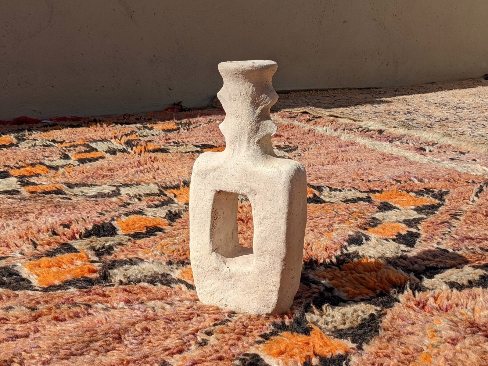 Porte-bougie en céramique #C500 Handwoven Piece